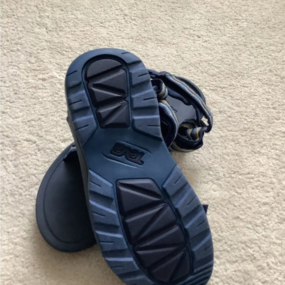 NWOT Teva Kids' Hurricane XLT 2 Kishi Blue Yellow Sandal Size 3 Youth - Picture 6 of 10